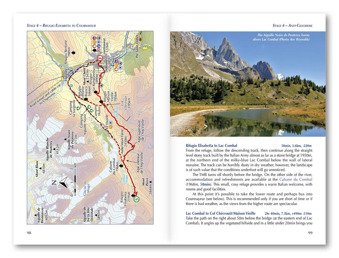 Hiking guide (in English) - The Tour du Mont Blanc | Cicerone