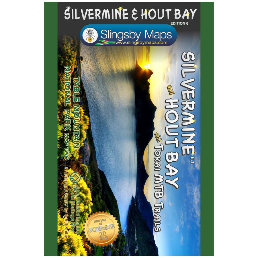 Waterproof hiking map - Silvermine &amp; Hout Bay (South Africa) | Tracks4Africa