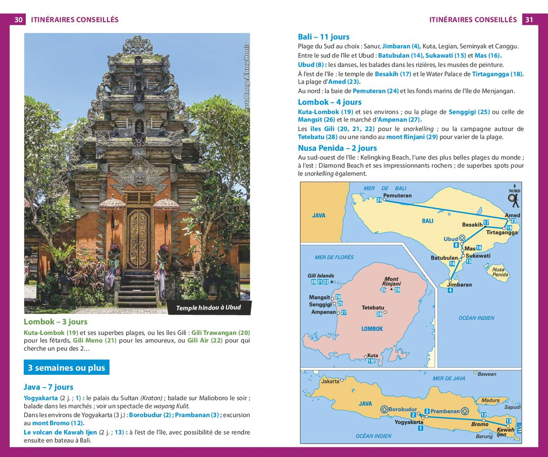 Backpacker's Guide - Bali, Lombok + Borobudur, Prambanan, Java volcanoes 2024/25 | Hatchet