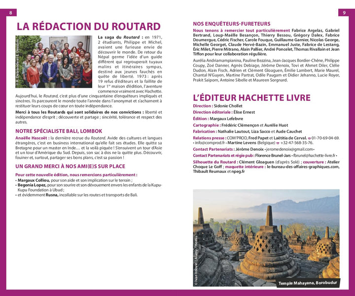 Backpacker's Guide - Bali, Lombok + Borobudur, Prambanan, Java volcanoes 2024/25 | Hatchet