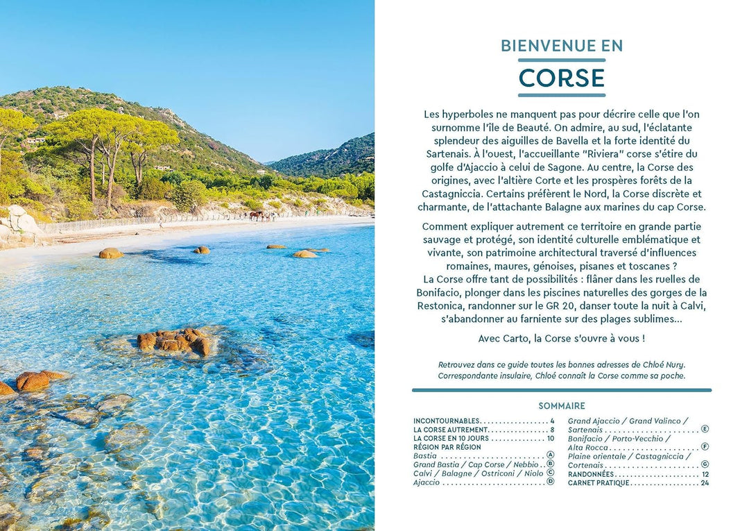 Detailed plan - Corsica - 2024 Edition | Cartoville