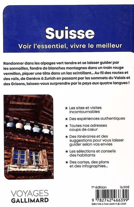 Geoguide (favorites) - Switzerland - 2024 Edition | Gallimard