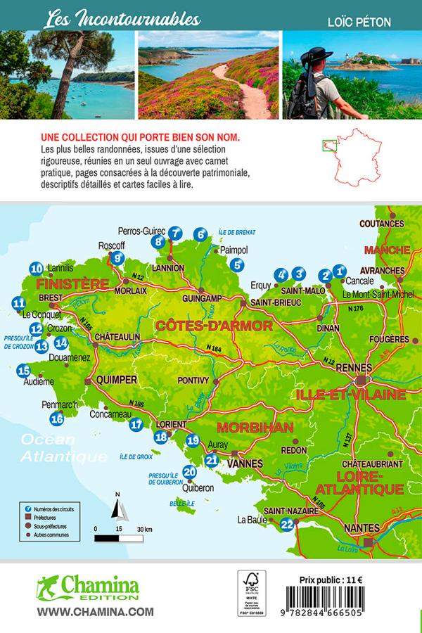 Walking guide - The Douaniers trail (Brittany), 22 hikes | Chamina