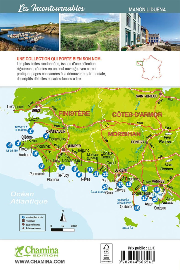 Walking guide - South Brittany - The Coast | Chamina