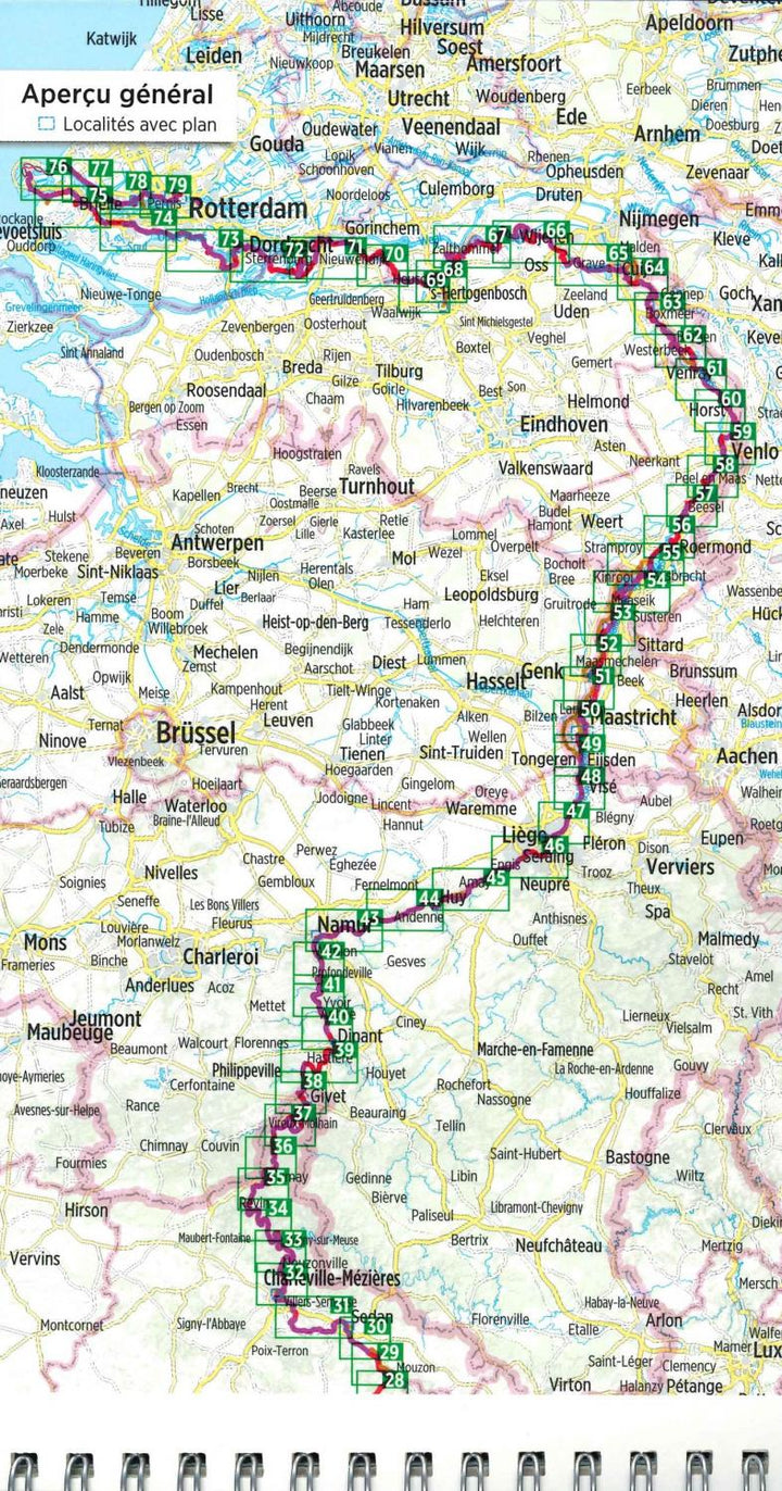 Cycling guide - The Meuse by Bike: From the Langres plateau to Rotterdam on EuroVelo 19 | Bikeline