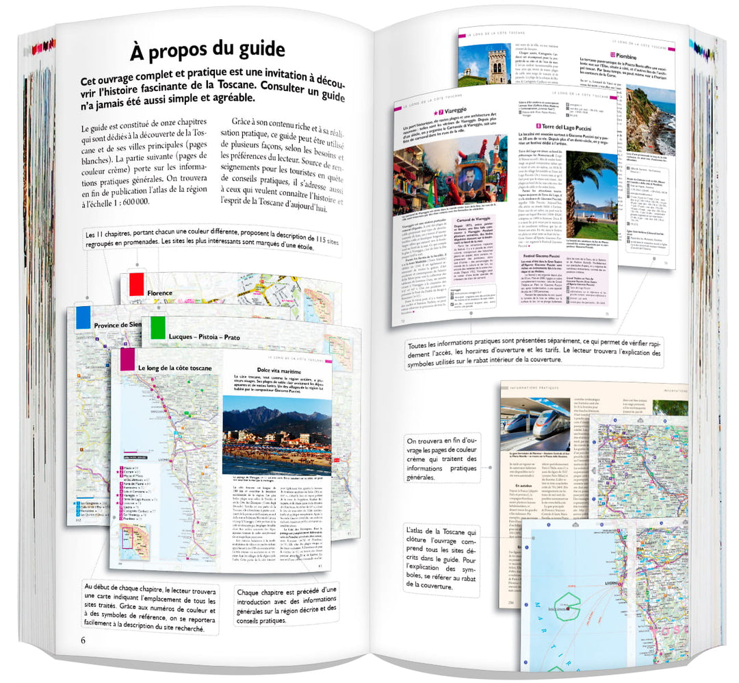 Guide, Atlas &amp; road map - Tuscany, Florence, Siena, Pisa | Express Map