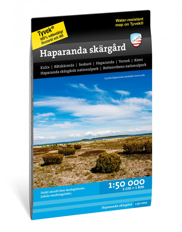 Hiking and water activities map - Haparanda skärgård (Sweden) | Calazo - 1/50,000