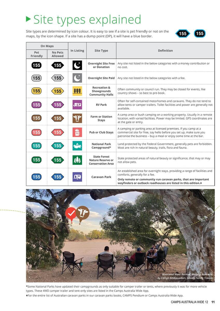 Atlas routier d'Australie et guide des campings - Camps Australia Wide 12 (format A4) | Hema Maps atlas Hema Maps 