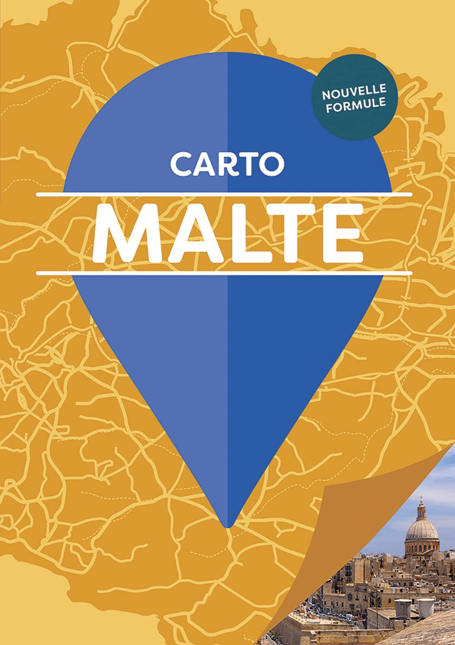 Carnet de poche de cartes détaillées - Malte | Cartoville carte pliée Gallimard 
