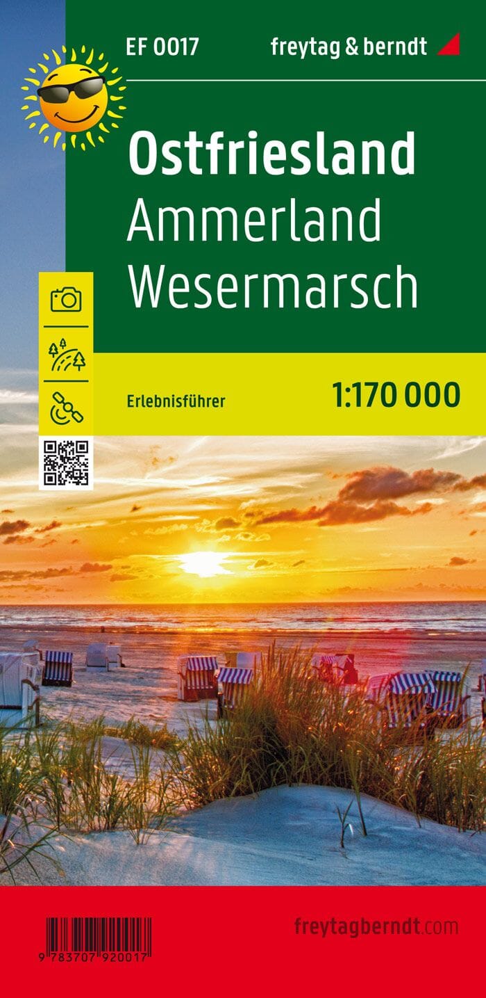 Carte de loisirs - Ostfriesland, Ammerland, Wesermasch | Freytag & Berndt carte pliée Freytag & Berndt 