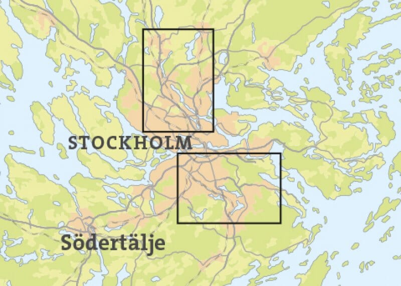 Carte de patinage - Stockholm (Suède) | Calazo carte pliée Calazo 