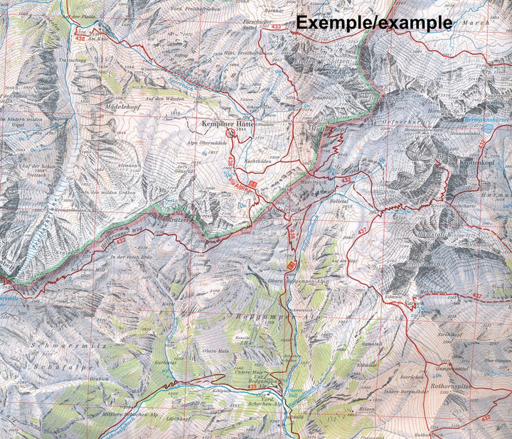 Carte de randonnée n° 05/2 - Karwendelgebirge Centre (Alpes autrichiennes) | Alpenverein carte pliée Alpenverein 
