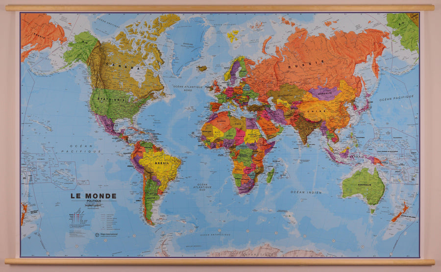 Planisphère du monde 1684 - Woodmap