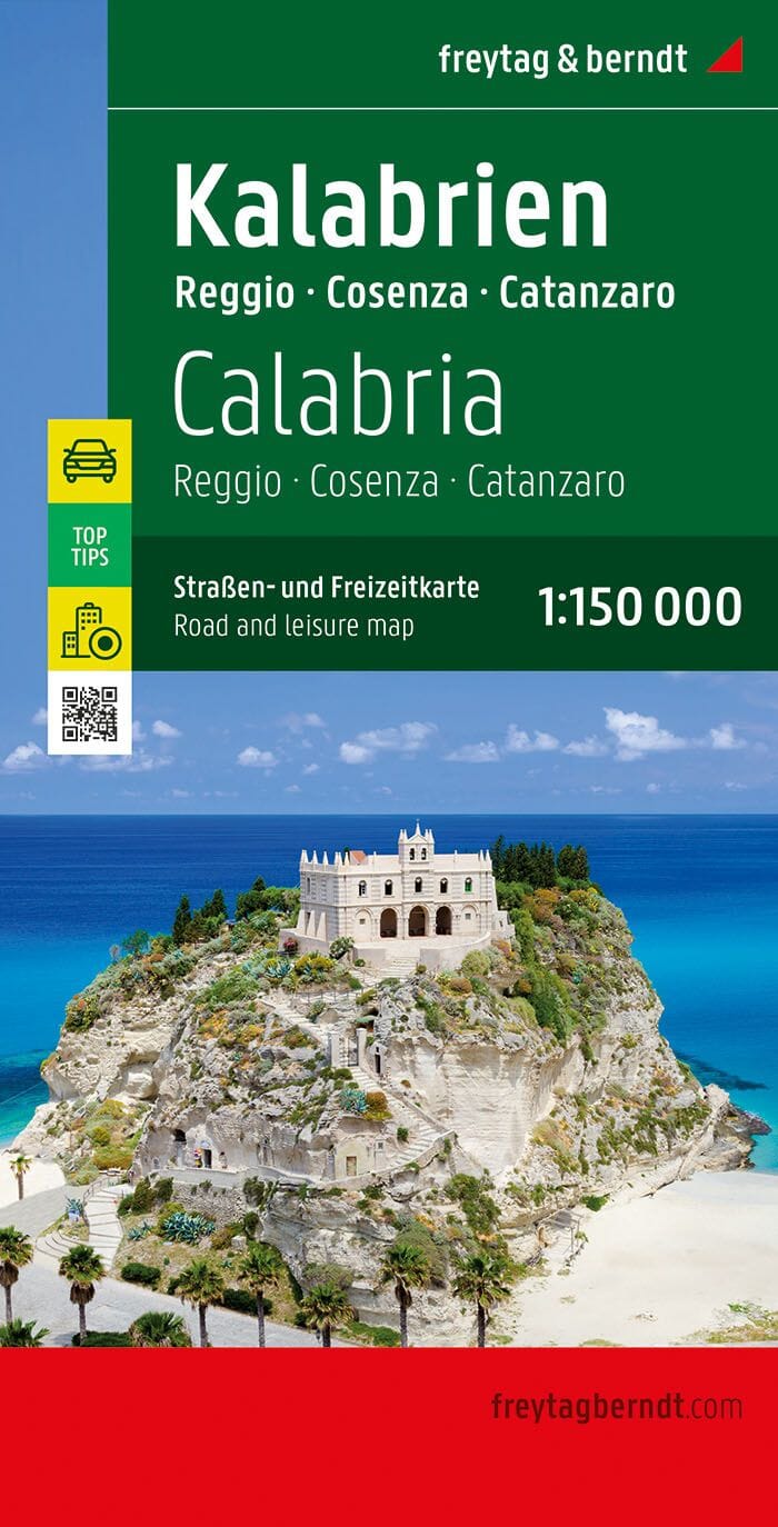 Carte routière - Calabre (Italie) | Freytag & Berndt carte pliée Freytag & Berndt 