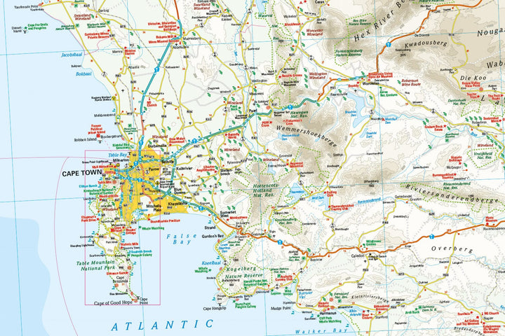 Carte routière - Région du Cap (Afrique du Sud) | Reise Know How carte pliée Reise Know-How 