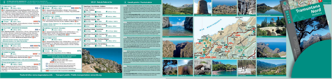 Cartes de randonnée - Tramuntana Nord (Majorque, Baléares) | Alpina carte pliée Editorial Alpina 