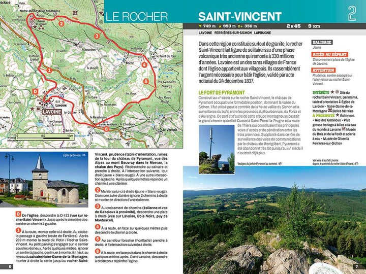 Guide de balades - Allier, les 30 plus beaux sentiers à pied | Chamina guide de randonnée Chamina 