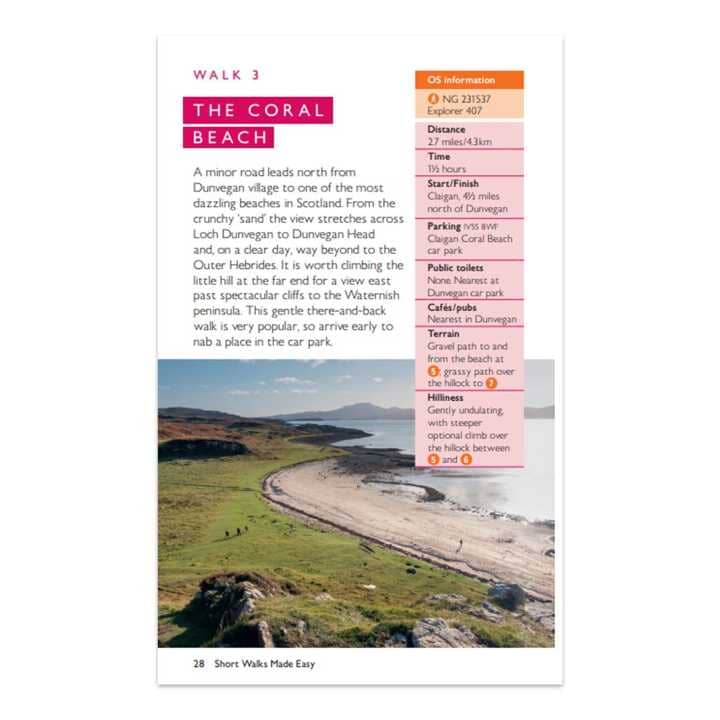 Guide de balades (en anglais) - Isle of Skye, 10 leisure walks | Ordnance Survey - Short Walks guide de randonnée Ordnance Survey 