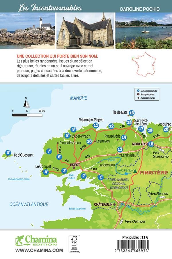 Guide de balades - Léon, Côte des Abers | Chamina guide de randonnée Chamina 