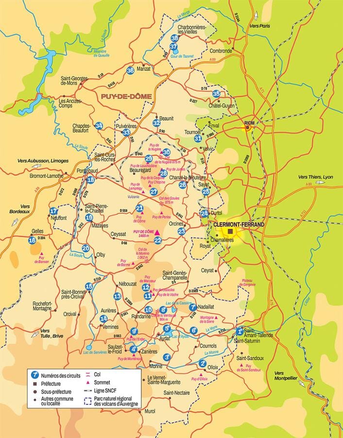 Guide de randonnée - Chaîne des Puys (Puy de Dôme) | Chamina guide de randonnée Chamina 