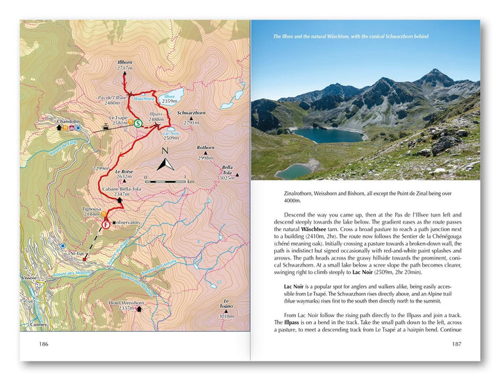 Guide de randonnées (en anglais) - Arolla and Zinal | Cicerone guide de randonnée Cicerone 