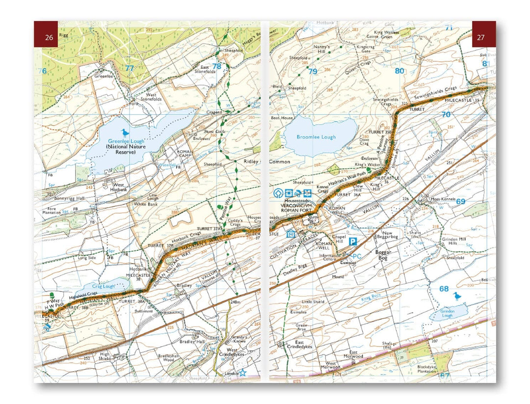 Guide de randonnées (en anglais) - Hadrian's Wall Path | Cicerone guide de randonnée Cicerone 