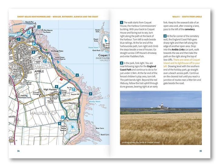 Guide de randonnées (en anglais) - Northumberland: Woller, Rothbury, Alnwick and the coast short walks | Cicerone guide de randonnée Cicerone 