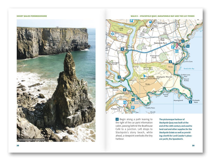 Guide de randonnées (en anglais) - Short Walks in Pembrokeshire : Tenby and the south | Cicerone guide de randonnée Cicerone 