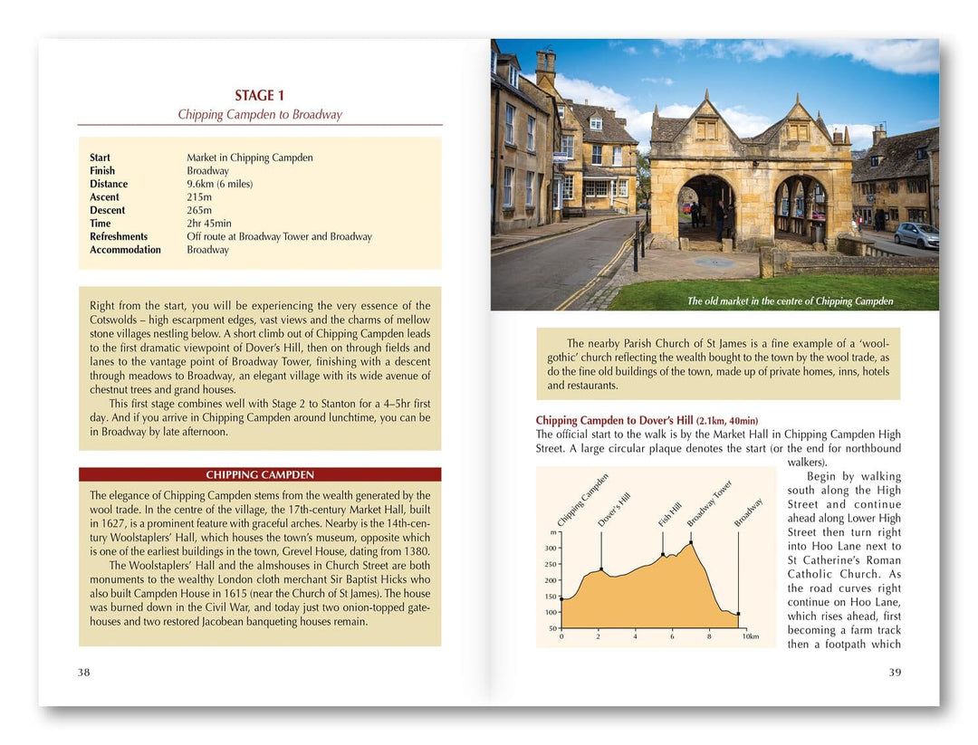 Guide de randonnées (en anglais) - Walking the Cotswold way | Cicerone guide de randonnée Cicerone 