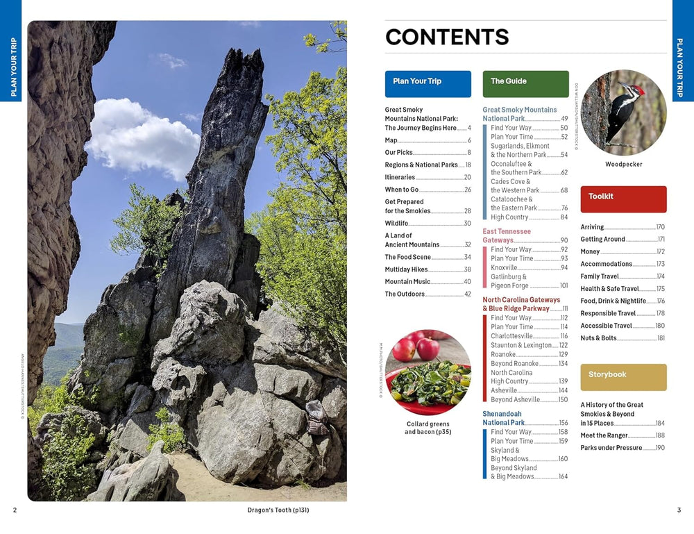 Guide de voyage (en anglais) - Great Smoky Mountains national park - Édition 2024 | Lonely Planet guide de voyage Lonely Planet EN 