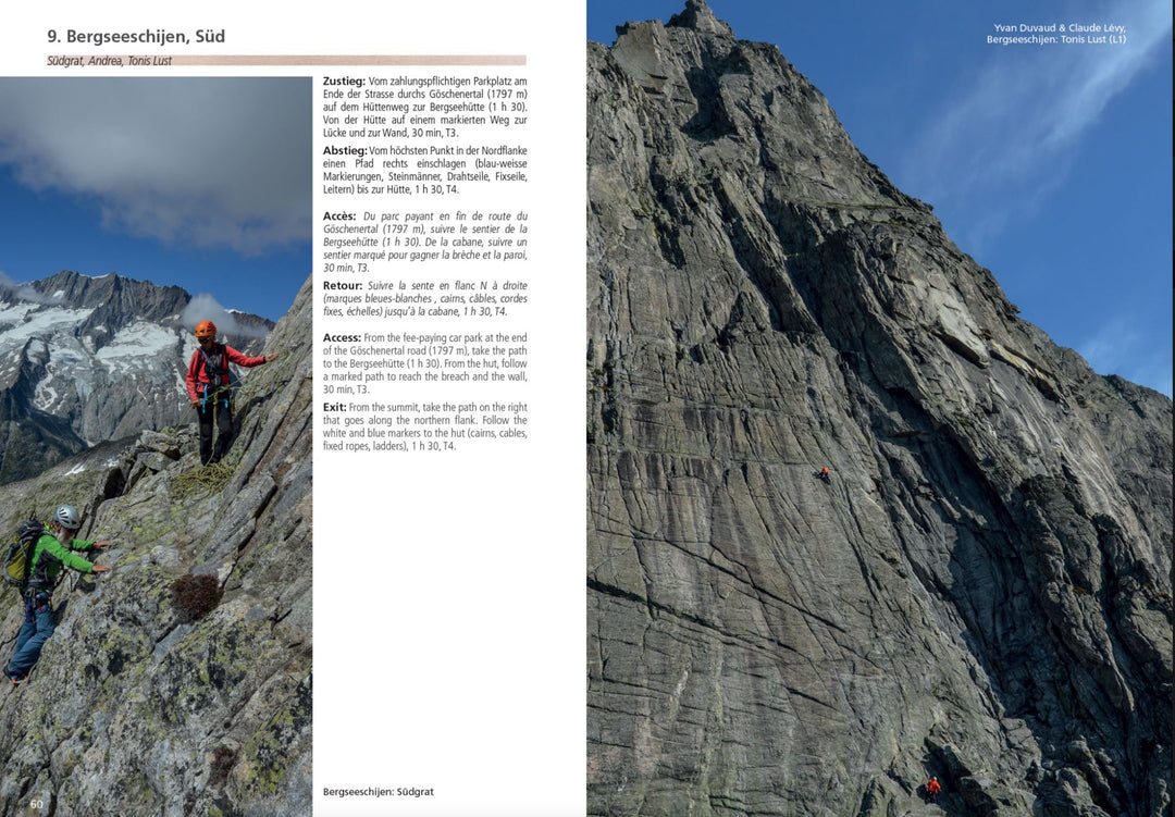 Guide d'escalade - Dreams of Switzerland : Susten, Grimsel, Furka, Nufenen | SAC - Club Alpin Suisse guide de randonnée SAC - Club Alpin Suisse 