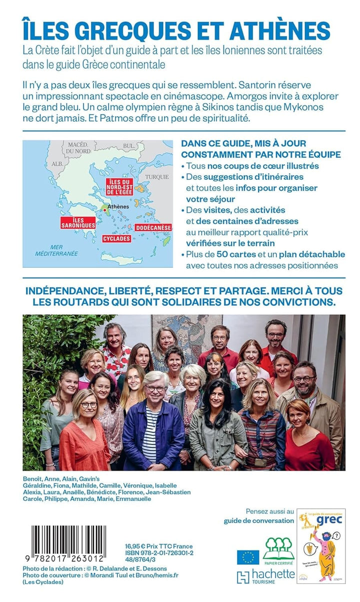 Guide du Routard - Iles grecques & Athènes 2024/25 | Hachette guide de voyage Hachette 