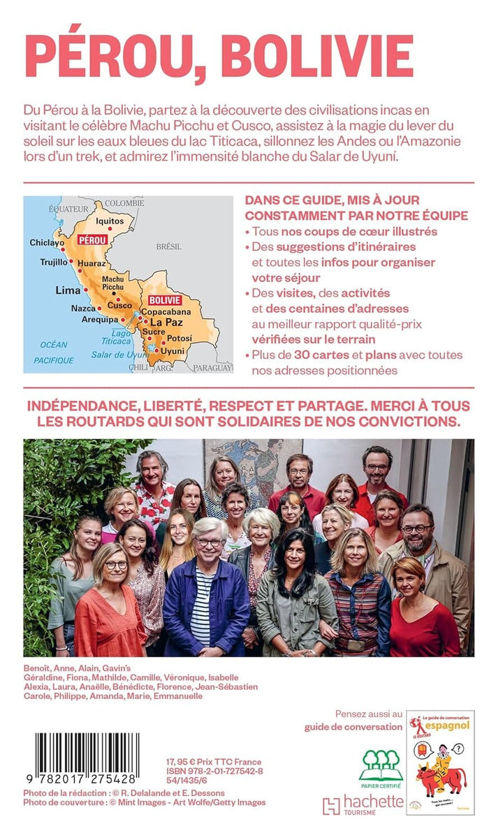 Guide du Routard - Pérou 2024/25 | Hachette guide de voyage Hachette 