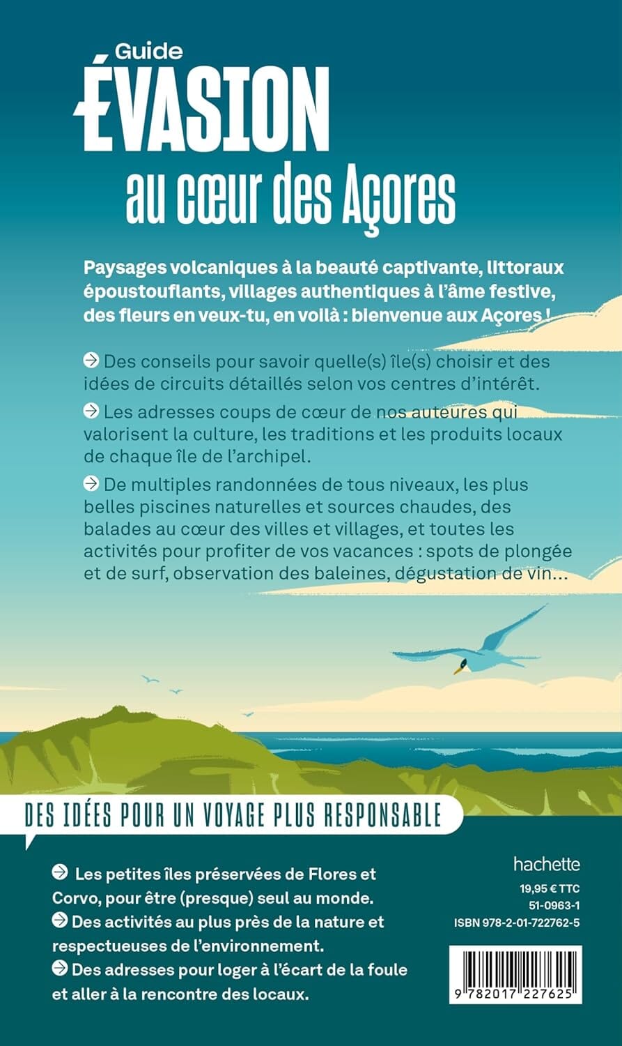 Guide Evasion - Açores - Édition 2024 | Hachette guide de voyage Hachette 