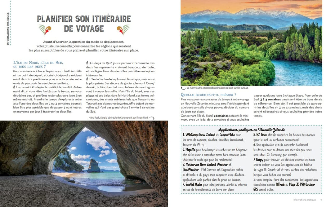 Guide pratique - Tout pour préparer son voyage en Nouvelle-Zélande beau livre Dilibel 