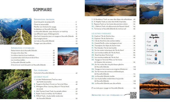 Guide pratique - Tout pour préparer son voyage en Nouvelle-Zélande beau livre Dilibel 