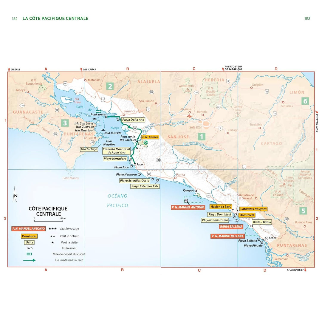 Guide Vert - Costa Rica - Édition 2023 | Michelin guide de voyage Michelin 