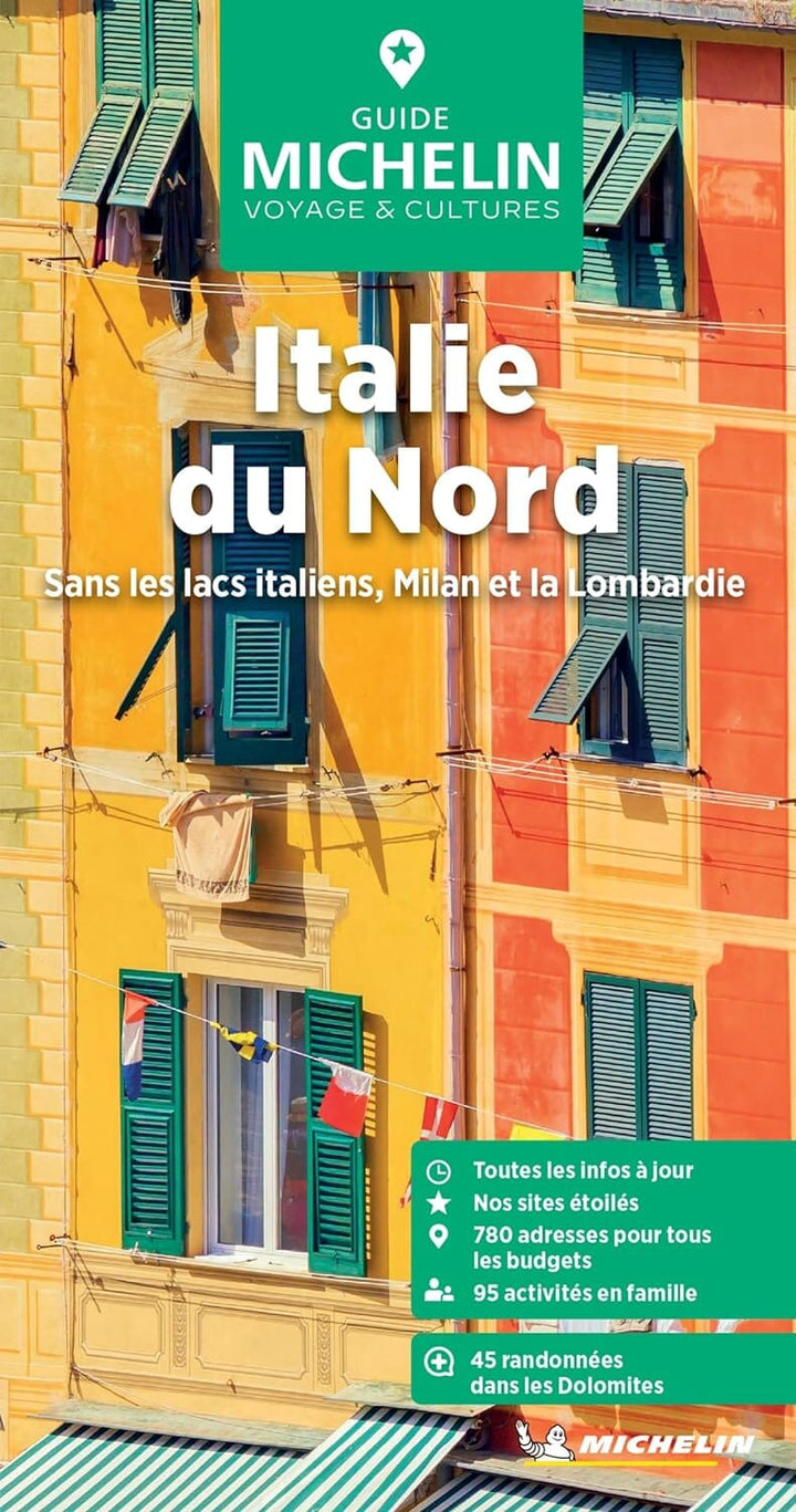 Guide Vert - Italie du Nord (sans les lacs italiens, Milan et la Lombardie) - Édition 2024 | Michelin guide de voyage Michelin 