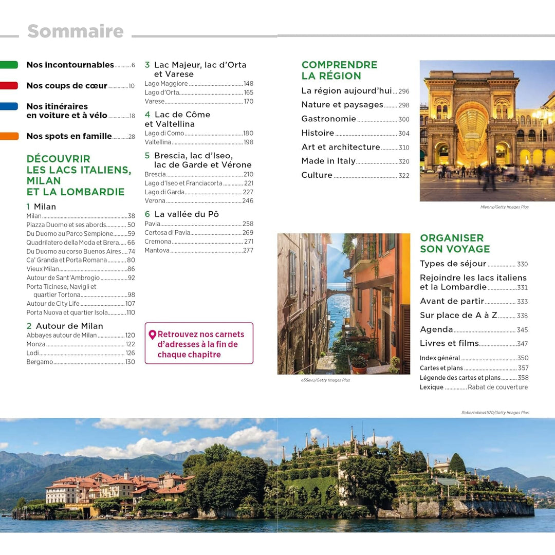 Guide Vert - Lacs italiens, Milan et la Lombardie - Édition 2024 | Michelin guide de voyage Michelin 
