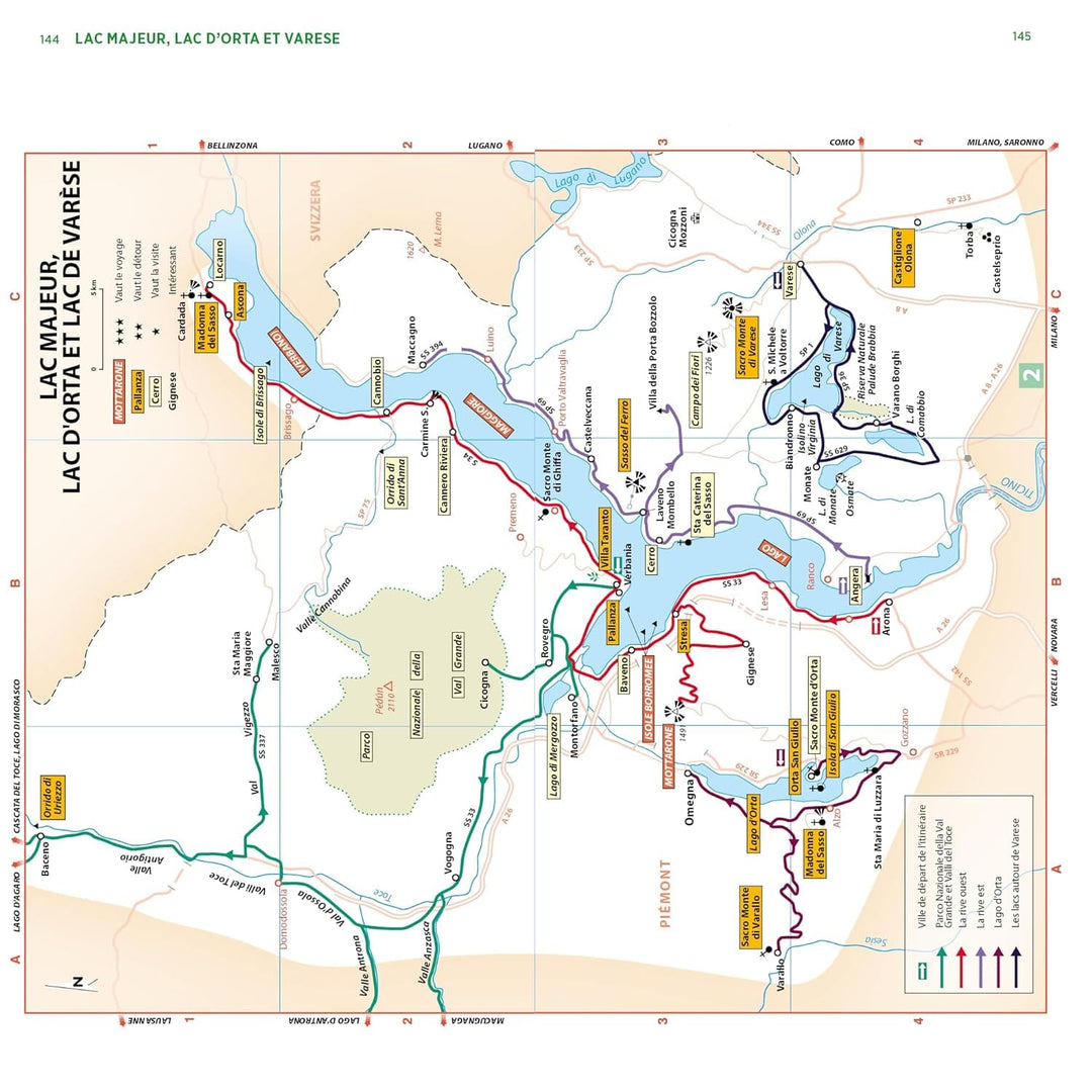 Guide Vert - Lacs italiens, Milan et la Lombardie - Édition 2024 | Michelin guide de voyage Michelin 