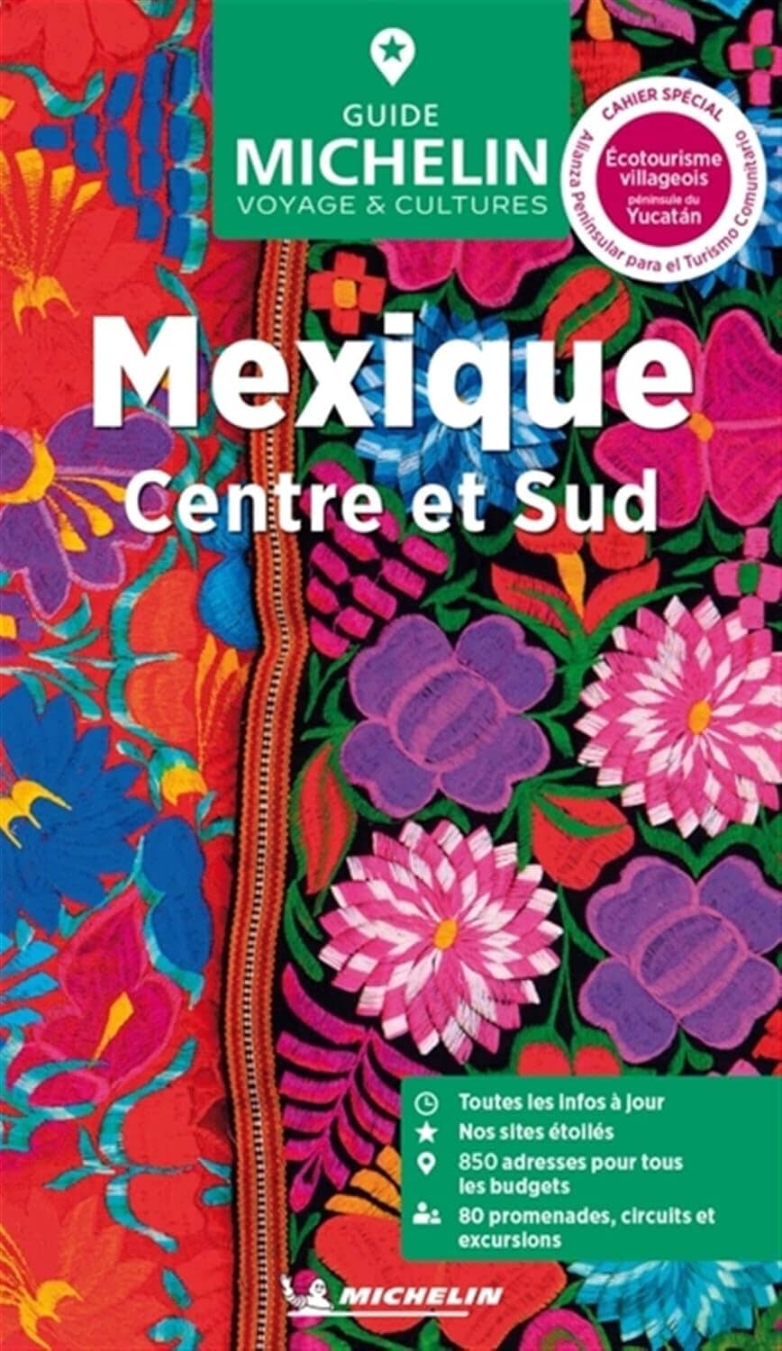 Guide Vert - Mexique, Centre et Sud - Édition 2024 | Michelin guide de voyage Michelin 