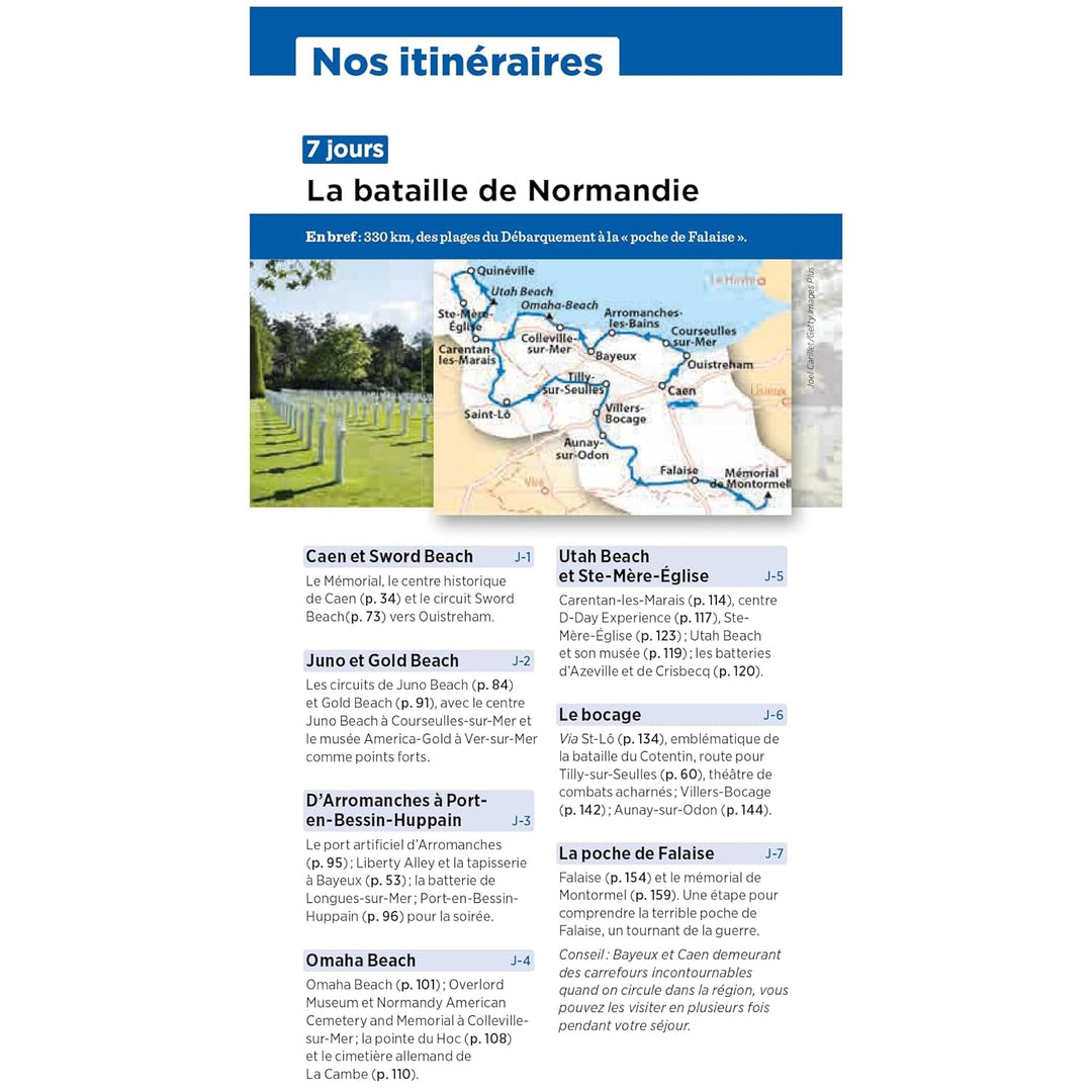 Guide Vert - Plages du Débarquement et bataille de Normandie - Édition 2024 | Michelin guide de voyage Michelin 