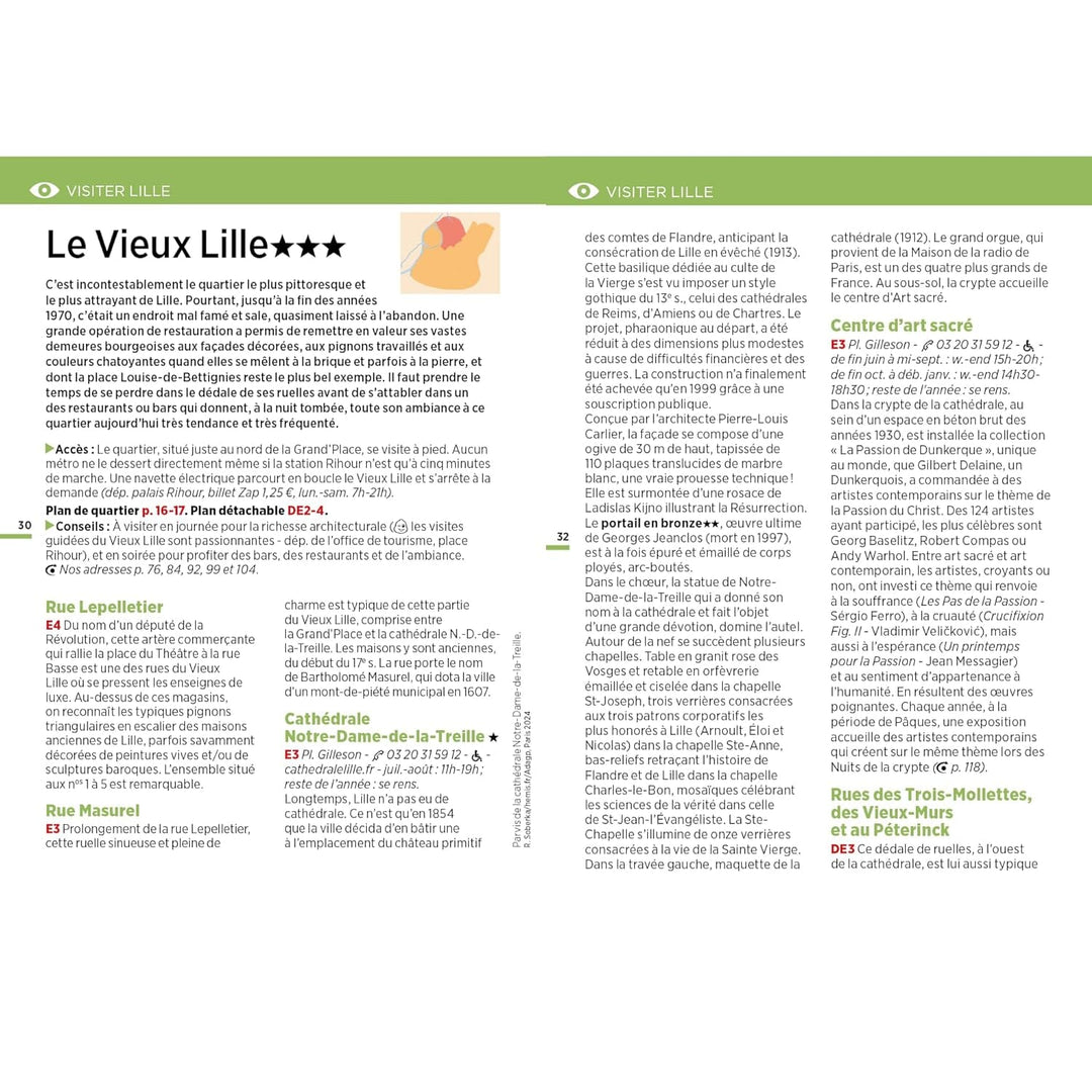 Guide Vert Week & GO - Lille - Édition 2024 | Michelin guide de voyage Michelin 