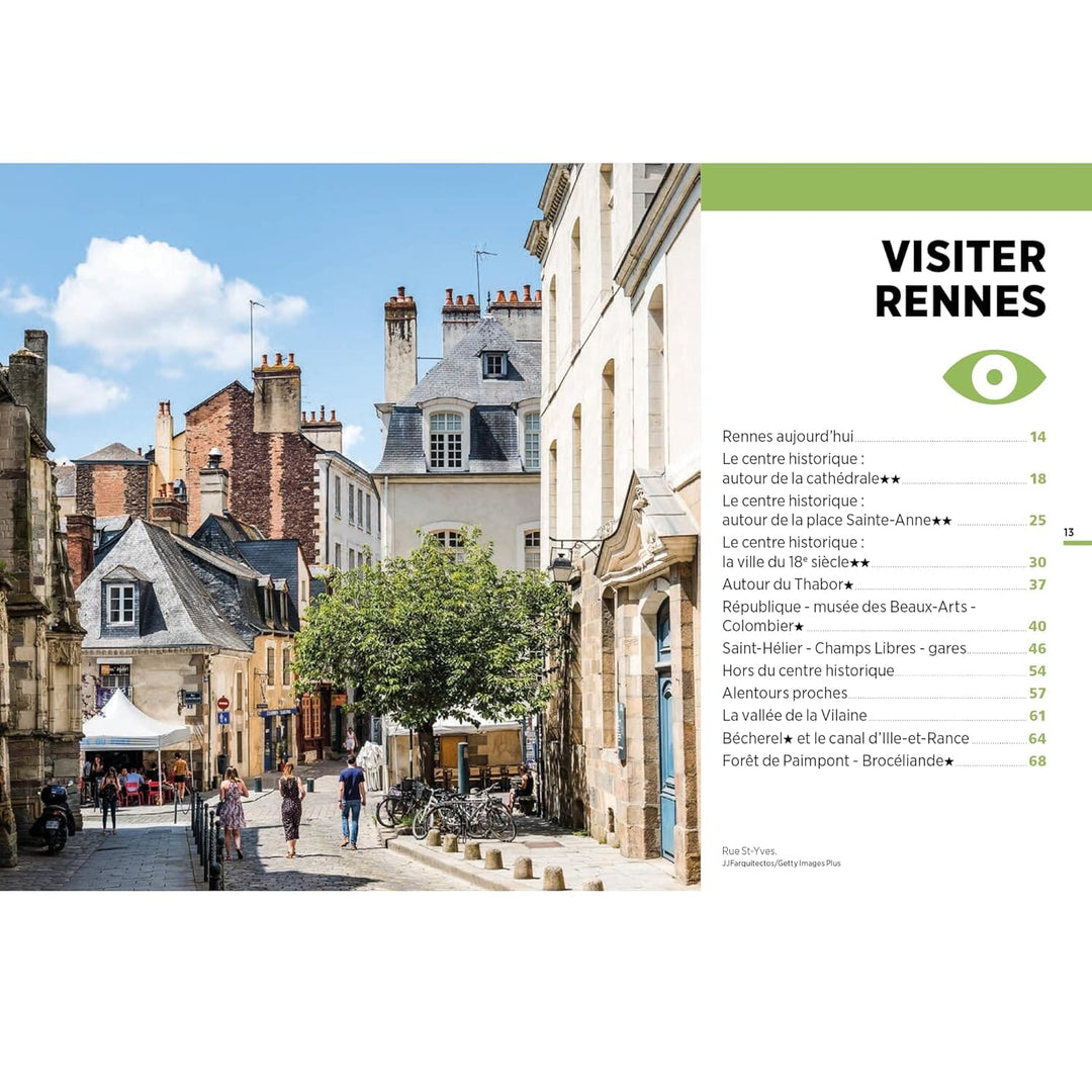 Guide Vert Week & GO - Rennes - Édition 2024 | Michelin guide de voyage Michelin 