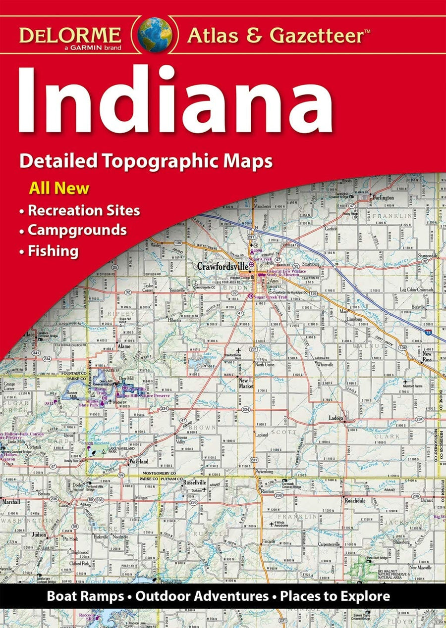 Indiana Atlas & Gazetteer | DeLorme atlas DeLorme 