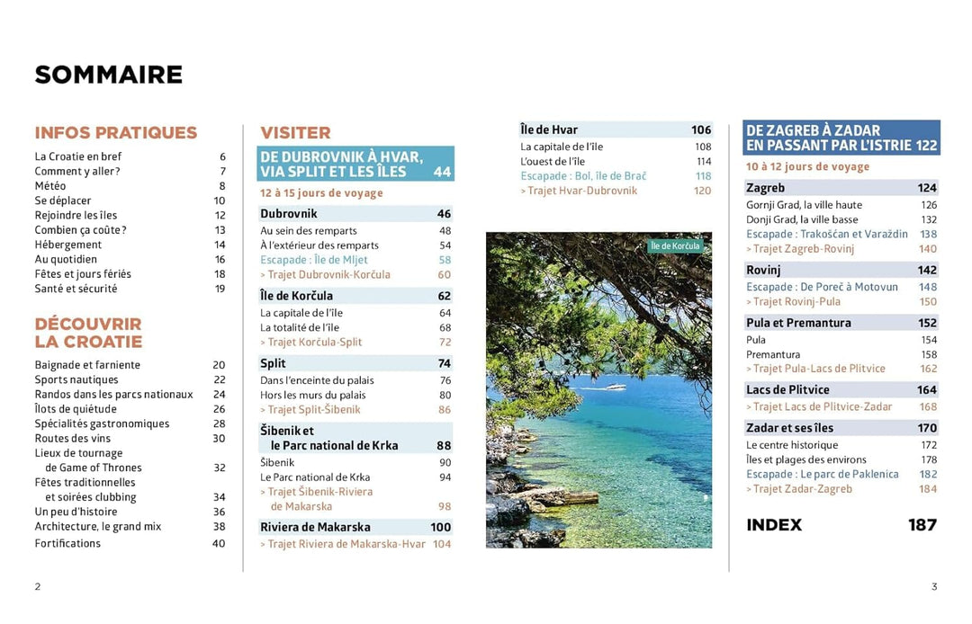 Le guide Simplissime - Croatie - Édition 2024 | Hachette guide de voyage Hachette 