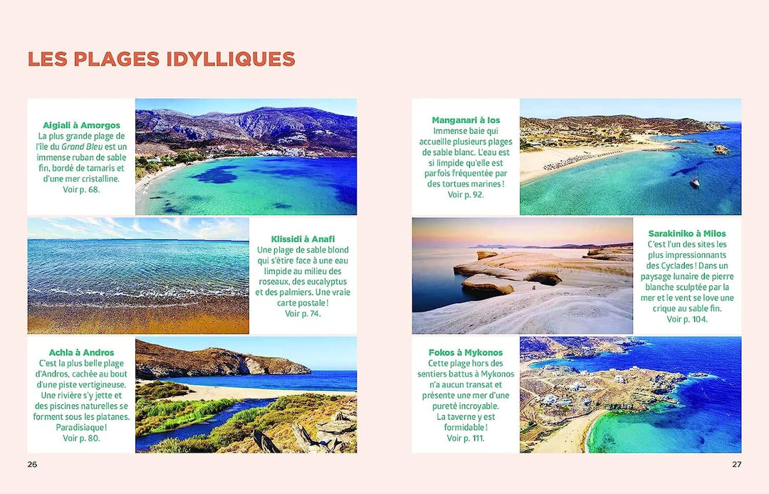 Le guide Simplissime - Cyclades - Édition 2023 | Hachette guide de voyage Hachette 