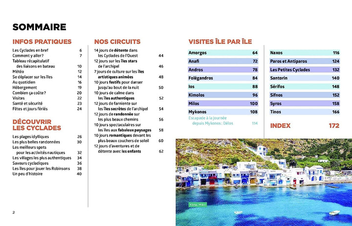 Le guide Simplissime - Cyclades - Édition 2023 | Hachette guide de voyage Hachette 