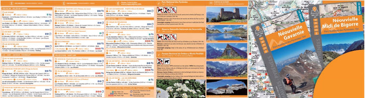 Lot de 2 cartes de randonnée - Néouvielle, Gavarnie - Midi de Bigorre (Parc national des Pyrénées Est) | Alpina carte pliée Editorial Alpina 