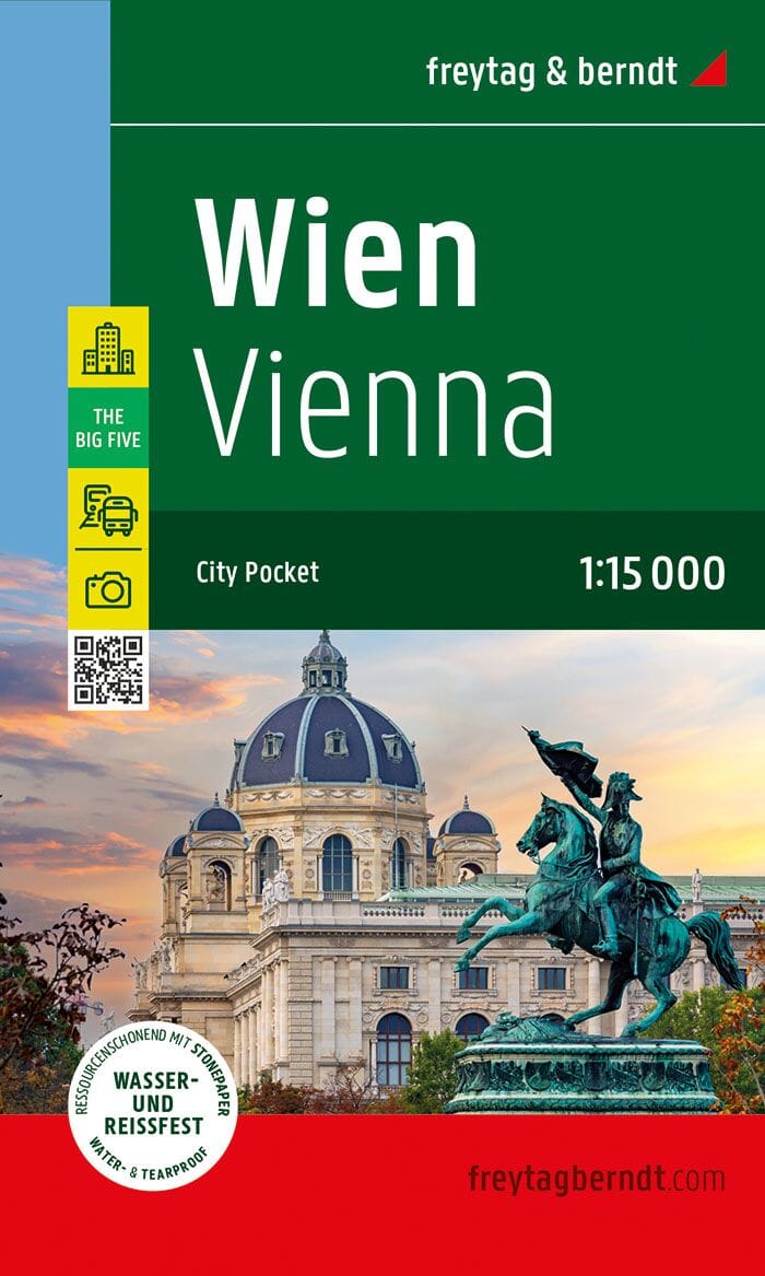 Plan de poche - Vienne (Autriche) | Freytag & Berndt carte pliée Freytag & Berndt 